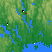 Nearby Forecast Locations - Värmland - Map