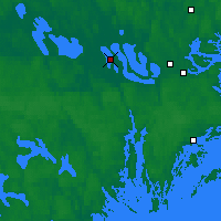 Nearby Forecast Locations - Adelsö - Mapa