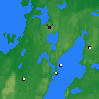 Nearby Forecast Locations - Gardsjo - Map