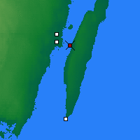 Nearby Forecast Locations - Öland Brdige - Mapa