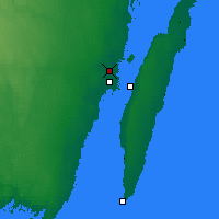Nearby Forecast Locations - Kalmar - Map
