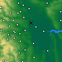 Nearby Forecast Locations - Church Fenton - Map