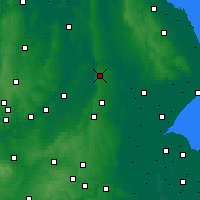 Nearby Forecast Locations - Lincoln - Map