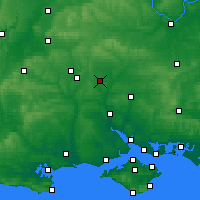 Nearby Forecast Locations - Andover - Mapa