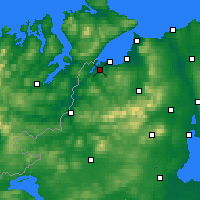 Nearby Forecast Locations - Derry - Map