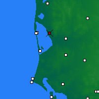 Nearby Forecast Locations - Stauning - Map