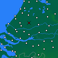 Nearby Forecast Locations - Gouda - Mapa