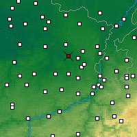 Nearby Forecast Locations - Hasselt - Mapa