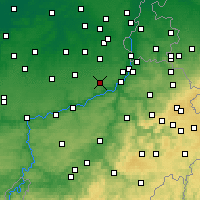 Nearby Forecast Locations - Liège - Mapa