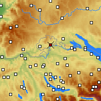 Nearby Forecast Locations - Schaffhausen - Map