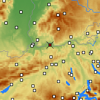 Nearby Forecast Locations - Möhlin - Map