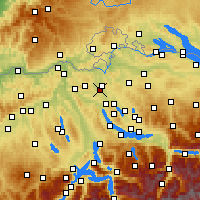 Nearby Forecast Locations - Opfikon - Map