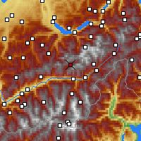 Nearby Forecast Locations - Blatten - Map