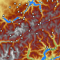 Nearby Forecast Locations - Grimsel - Mapa