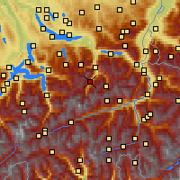 Nearby Forecast Locations - Braunwald - Map