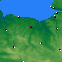Nearby Forecast Locations - Caen - Map