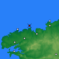 Nearby Forecast Locations - Île de Batz - Map