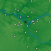 Nearby Forecast Locations - Paris Montsouris - Map