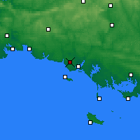 Nearby Forecast Locations - Lorient - Map