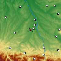 Nearby Forecast Locations - Lherm - Mapa