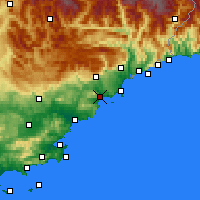 Nearby Forecast Locations - Cannes - Map
