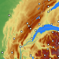 Nearby Forecast Locations - Jura - Map