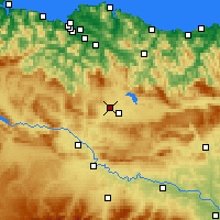 Nearby Forecast Locations - Vitoria-Gasteiz - Mapa