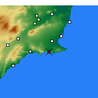 Nearby Forecast Locations - Cartagena - Mapa