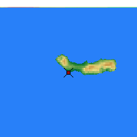 Nearby Forecast Locations - Ponta Delgada - Map