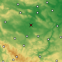 Nearby Forecast Locations - Sömmerda - Mapa