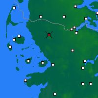 Nearby Forecast Locations - Leck - Mapa