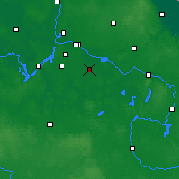 Nearby Forecast Locations - Schönefeld - Map