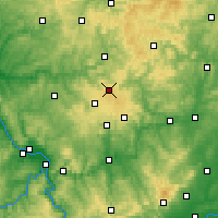 Nearby Forecast Locations - Siegerland - Mapa