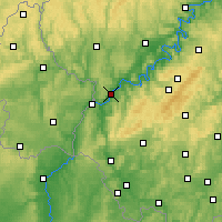 Nearby Forecast Locations - Trier - Mapa