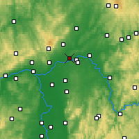 Nearby Forecast Locations - Frankfurt - Map