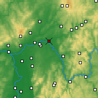 Nearby Forecast Locations - Hanau - Map