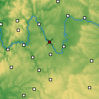 Nearby Forecast Locations - Würzburg - Mapa