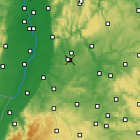 Nearby Forecast Locations - Kraichgau - Map