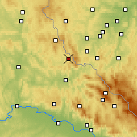 Nearby Forecast Locations - Waldmünchen - Mapa