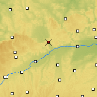 Nearby Forecast Locations - Donau-Ries - Mapa