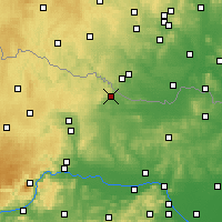 Nearby Forecast Locations - Hollabrunn - Map