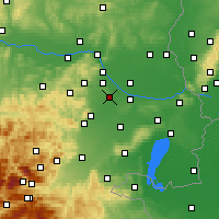 Nearby Forecast Locations - Perchtoldsdorf - Mapa