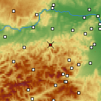 Nearby Forecast Locations - Lilienfeld - Mapa