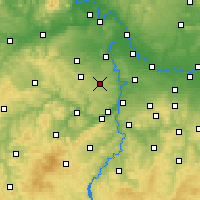 Nearby Forecast Locations - Prague - Map