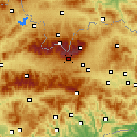 Nearby Forecast Locations - Štrbské Pleso - Mapa