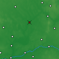 Nearby Forecast Locations - Ostrołęka - Map