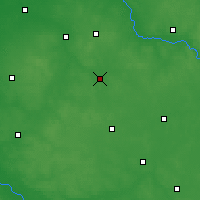 Nearby Forecast Locations - Siedlce - Mapa
