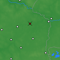 Nearby Forecast Locations - Biała Podlaska - Map