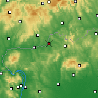 Nearby Forecast Locations - Szécsény - Map
