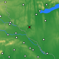 Nearby Forecast Locations - Nagykanizsa - Mapa